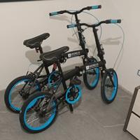 Coppia di biciclette pieghevoli
