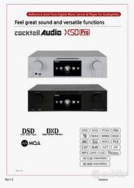 MANUALE ITALIANO istruzioni Cocktail Audio X50 PRO