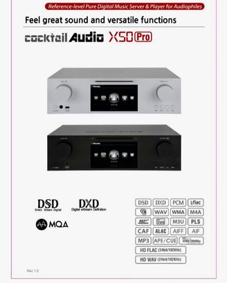 MANUALE ITALIANO istruzioni Cocktail Audio X50 PRO