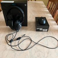 Mouse + Cuffie Logitech top di gamma – Come nuovi 