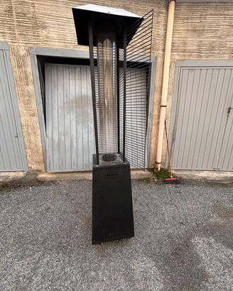 Fungo riscaldante a pellet per patio o veranda