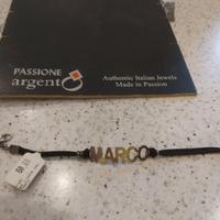 Braccialetto con nome Marco