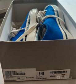 Scarpe Marni Kids Blue con 2 cinture