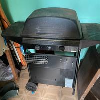 Barbecue a gas con pietra lavica