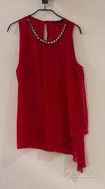 Blusa rossa Tg M