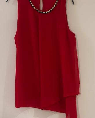 Blusa rossa Tg M