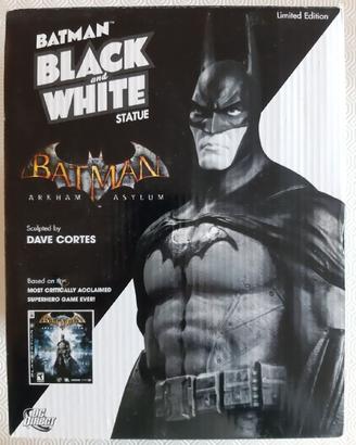 Batman Black & White Statue Arkham Asylum DC Direc