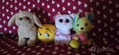 Lotto 4 peluche