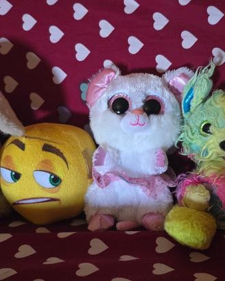 Lotto 4 peluche