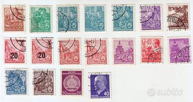 Francobolli Germania DDR