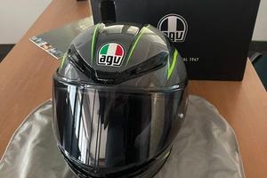 CASCO AGV K6 TG. 57-58 CON VISIERA FUME' 50% ORIG