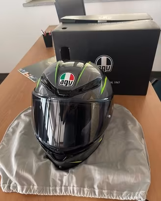 CASCO AGV K6 TG. 57-58 CON VISIERA FUME' 50% ORIG