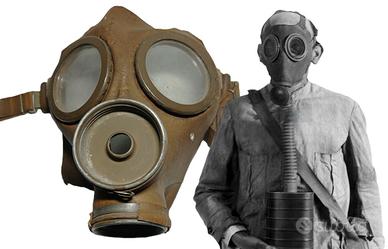 RARA MASCHERA ANTIGAS ITALIANA 2° GUERRA GM WW2
