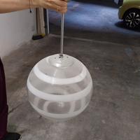 Lampadario in vetro moderno anni 60/70