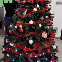 albero di natale 180cm 1230 rami