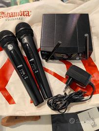 coppia radiomicrofoni AKG SR40  mini