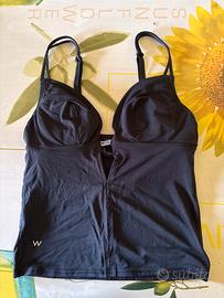 Top da donna wonderbra nero usato 1 volta