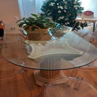 Tavolo in cristallo