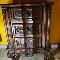 antiquariato Comò e 2 comodini 
