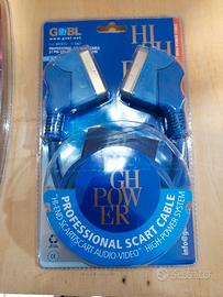 A/V Scart cable 21 pin gold 