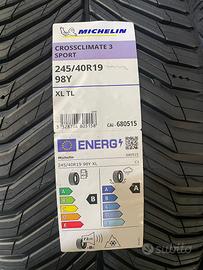 Gomme michelin 4 stagioni 245/40/19