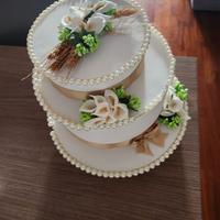 Torta finta allestimento cerimonia