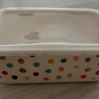 Scatola portaoggetti a pois