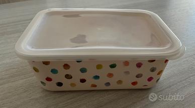 Scatola portaoggetti a pois