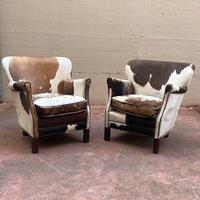 Poltrone in cavallino anni ’70, Stile Country Chic