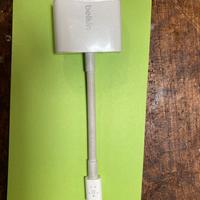 Belkin Adattatore Cuffie e ricarica per iPhone