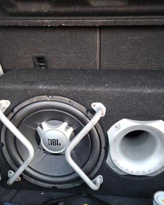 sub JBL e amplificatore plapunk