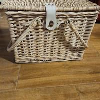 Cestino da Picnic in Vimini con Vano Termico - Com