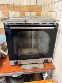 Forno elettrico a convezione, porta ribalta  2,6kw
