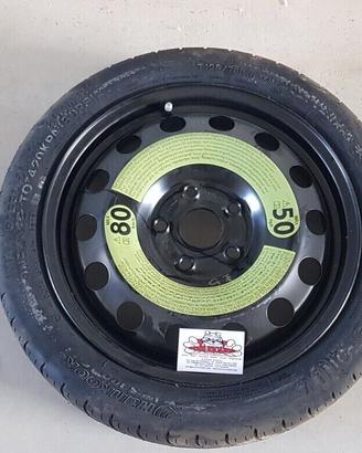 VOLKSWAGEN GOLF 7 RUOTINO RUOTA SCORTA 125/70 R16