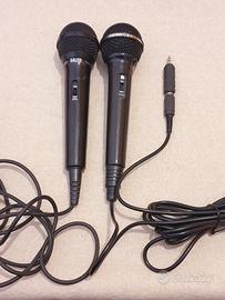 Set 2 microfoni per Karaoke e altro..