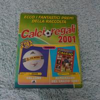 scheda raccogli punti Panini anno 2001 PIENA