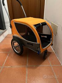 Rimorchio per bici animali domestici