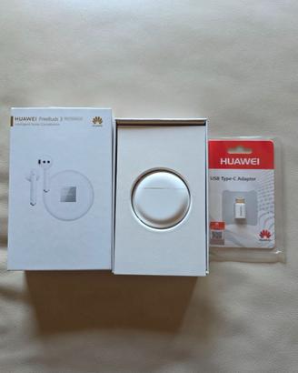 Cuffie Bluetooth Huawei FreeBuds 3 Bianche (ANC)