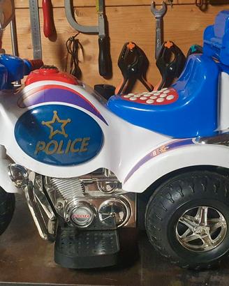 Moto polizia elettrica