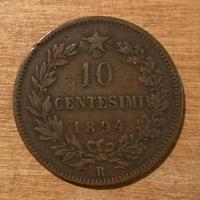 Moneta 10 centesimi Regno d'Italia - Umberto I