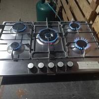 piano cottura acciaio inox 70x50 