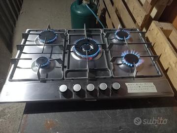 piano cottura acciaio inox 70x50 