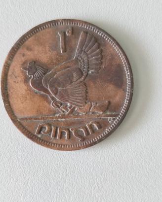 1 Penny Irlanda 1941 Gallina
