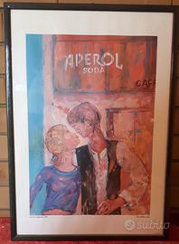 Aperol soda stampa con cornice 1996