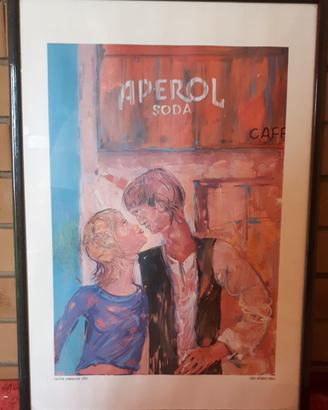 Aperol soda stampa con cornice 1996