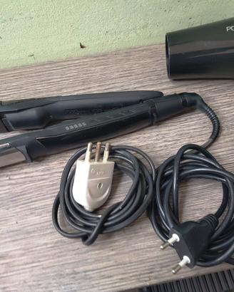 Piastra Babyliss + Phon Imetec Nero/Argento