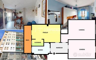 SPAZIOSO TRILOCALE CON DOPPIA ESPOSIZIONE E ASCENS