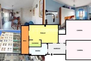 SPAZIOSO TRILOCALE CON DOPPIA ESPOSIZIONE E ASCENS
