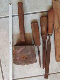 Strumenti falegname antichi