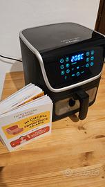 Friggitrice ad Aria 6,5L con Luce + Libro NUOVI